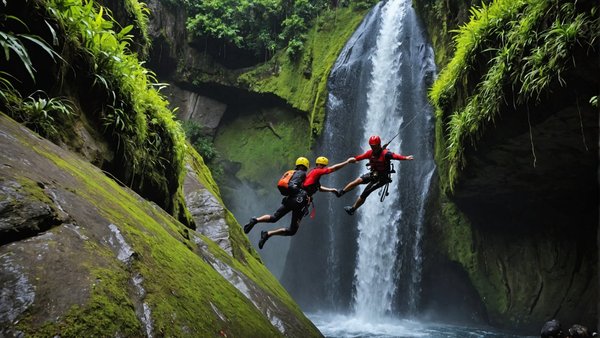 Discover adrenaline with canyoning in bali: book your adventure today